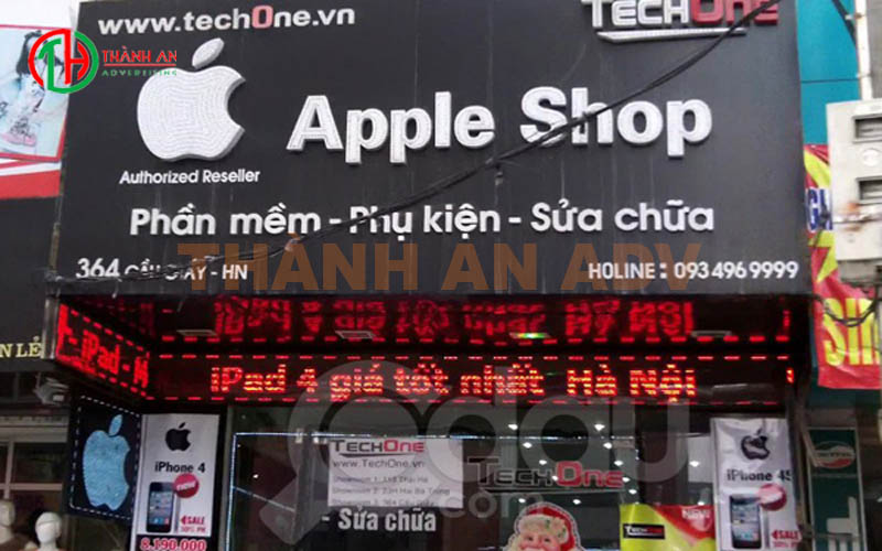 Mẫu Bảng Hiệu điện Thoại đẹp
