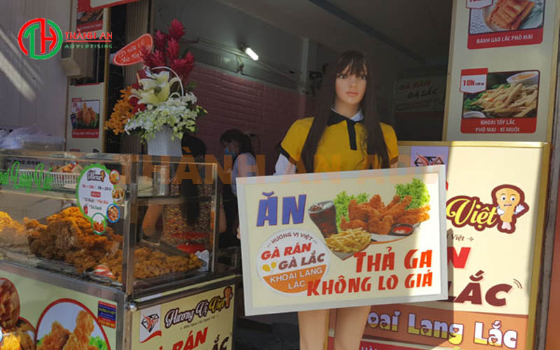 Mẫu biển hiệu quảng cáo bán gà