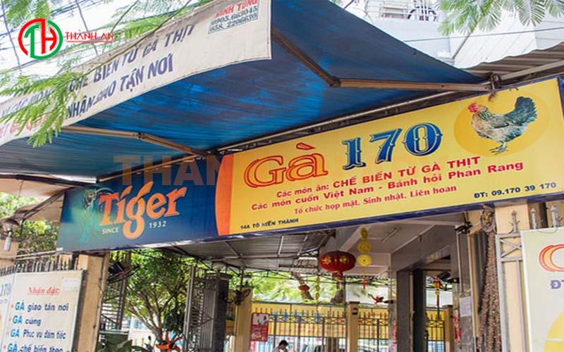 Mẫu biển hiệu quảng cáo bán gà