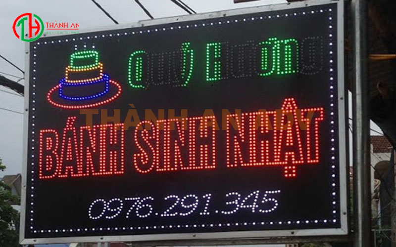 Biểu hiệu tiệm bánh sinh nhật đẹp