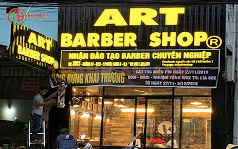 Biển hiệu quảng cáo barber shop đẹp