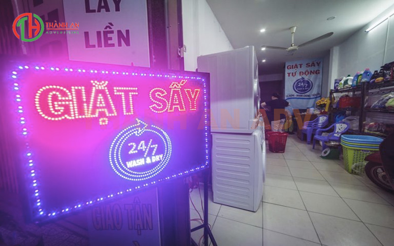 Biển hiệu tiệm giặt sấy đẹp