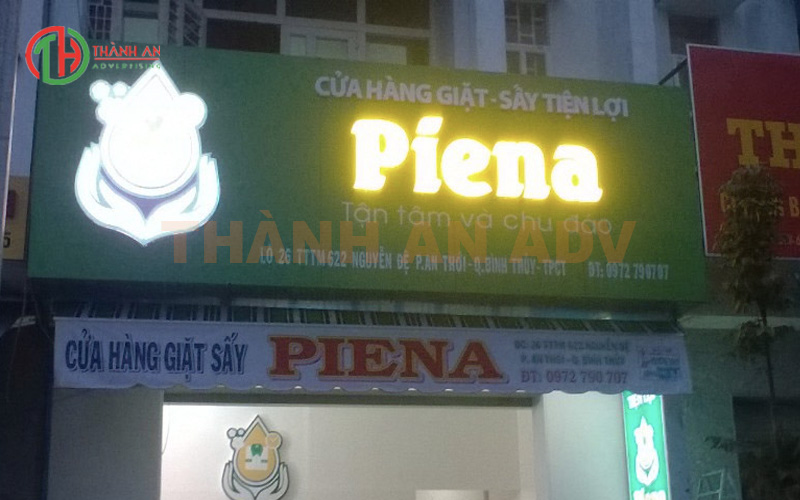 Biển hiệu tiệm giặt sấy đẹp