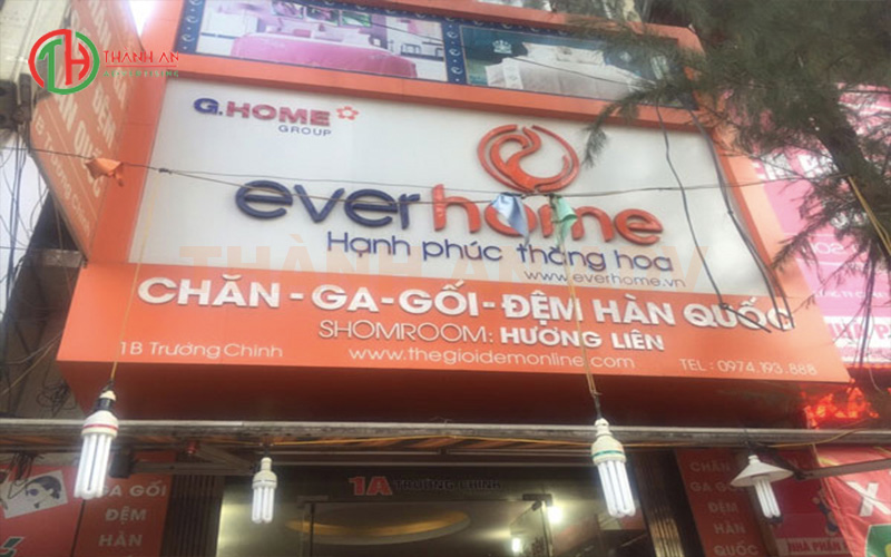 Bảng quảng cáo chăn ga gối đệm đẹp