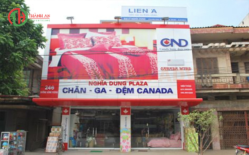 Bảng quảng cáo chăn ga gối đệm đẹp