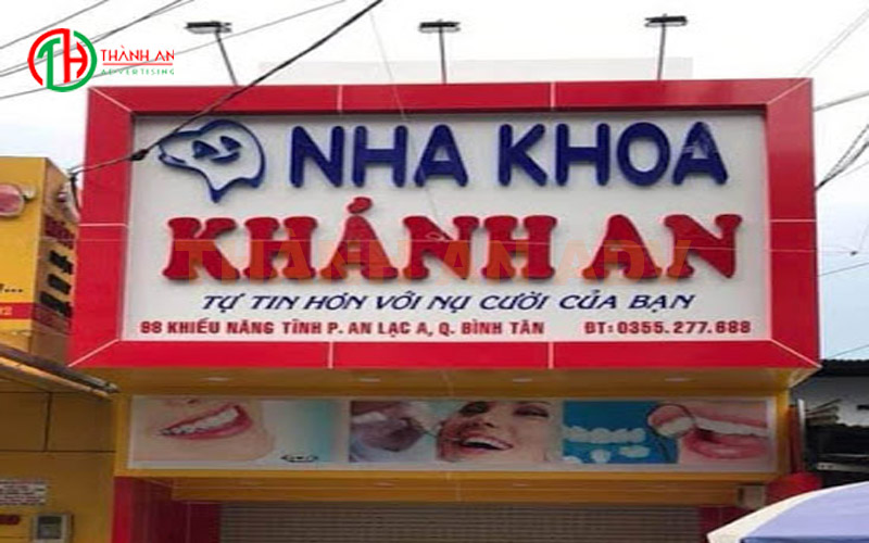 Bảng hiệu nha khoa khánh an