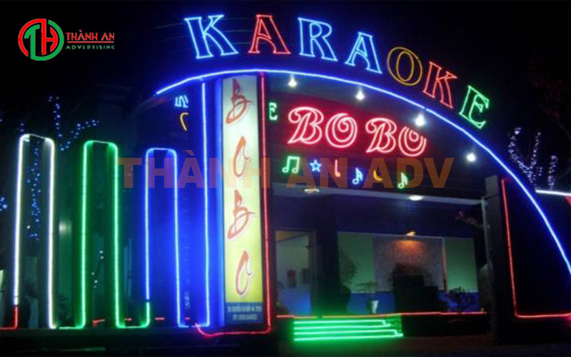 Bảng hiệu quảng cáo quán karaoke đẹp