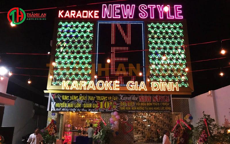 Quán karaoke New Style được thiết kế vô cùng công phu